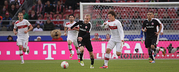 Sebastian Rode ist am Sonntag wieder dabei. War er aber auch im Hinspiel. Foto: Stefan Krieger.