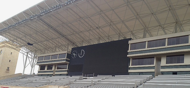 Baku Stadion. Foto: Ingo Durstewitz.