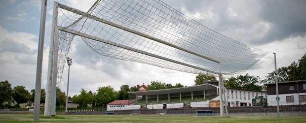 Idylle: Stadion Lichterfelde in Berlin. Foto: dpa