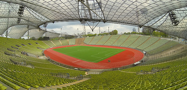 Stadion in München. Foto: Stefan Krieger.