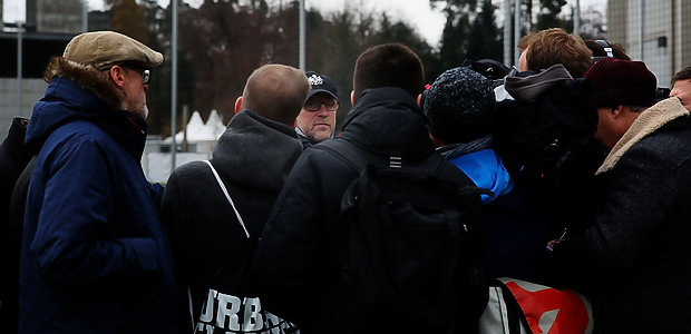 Herr Schaaf hält Hof. Foto: Stefan Krieger.