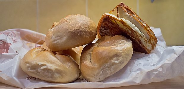 Die Brötchen: Gemischt. Foto: Stefan Krieger.