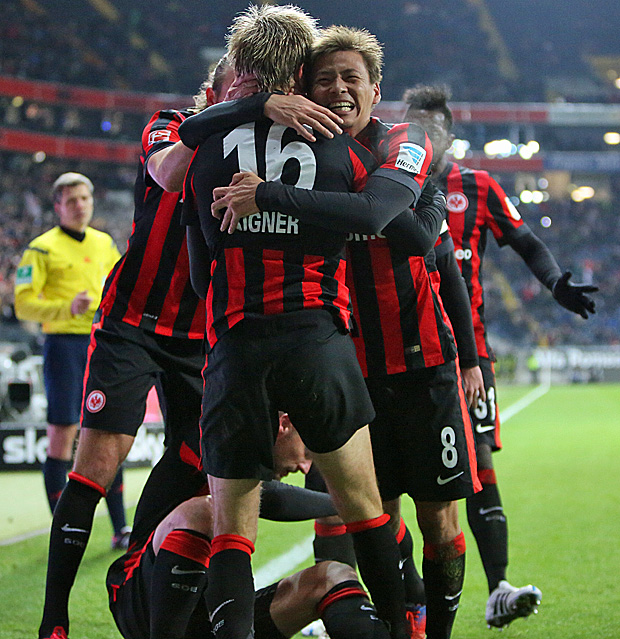 Jubel nach dem 1:0. Foto: Stefan Krieger.