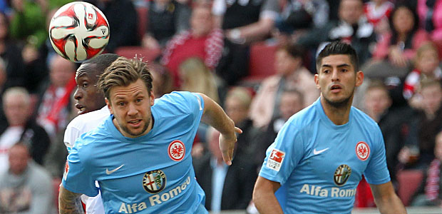 Spielen wohl nie mehr zusammen: Marco Russ und Carlos Zambrano. Foto: Stefan Krieger.