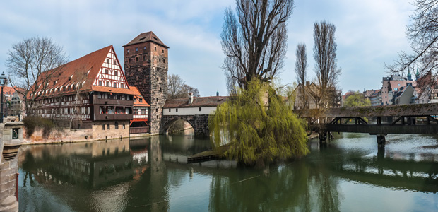 Die Nidda heißt hier Pegnitz. Foto: Stefan Krieger.