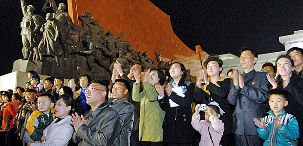 Auch in Nordkorea ist man schon ganz hibbelisch. Foto: AFP.