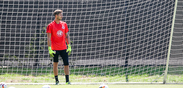 Noch da und doch nicht dort: Kevin Trapp. Foto: Stefan Krieger.