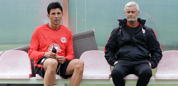 Herr Hübner und Herr Veh. Foto: Heiko Rhode.