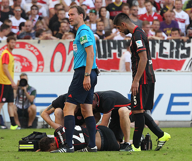 Meniskus, futsch. Foto: Stefan Krieger.