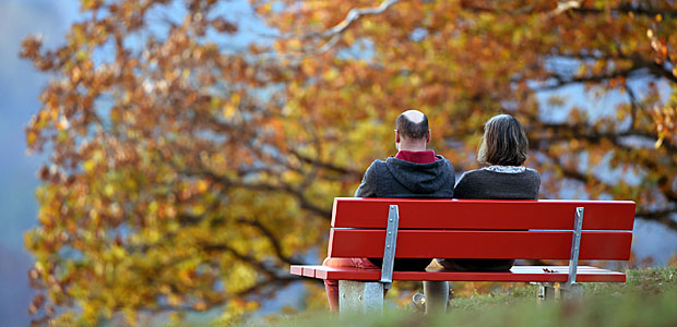 Herbst, oh Herbst, wie du die Blätter färbst. Foto: dpa.