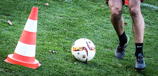 Ball, rollend. Foto: Stefan Krieger.