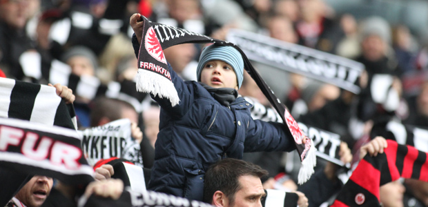 Eintracht-Fan im Wachstum. Foto: Stefan Krieger.