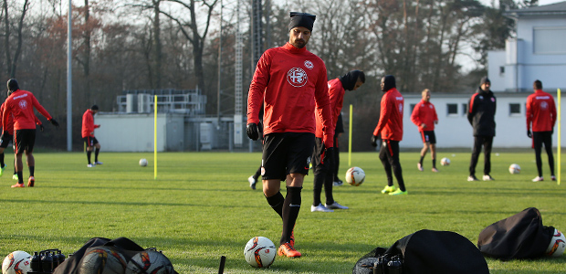 Haris Seferovic trainiert und schweigt. Foto: Stefan Krieger.