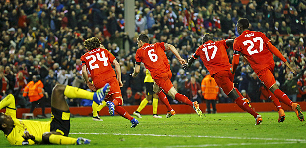 Das also ist Anfield. Foto: Reuters.